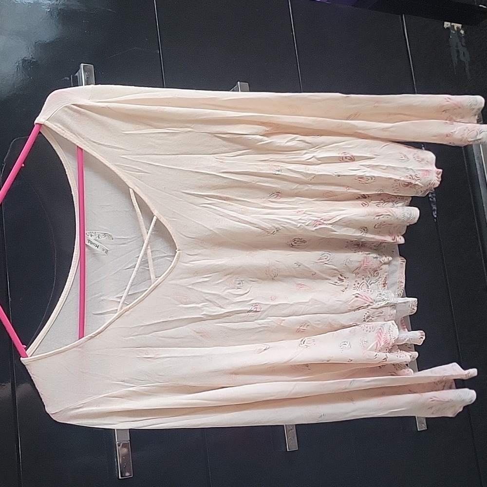 Flared sleeved top